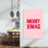 «Merry Xmas», reproduction d'art moderne abstrait audacieux
