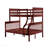 Marita Cherry Bunk Bed (Twin /Full )