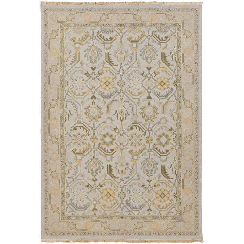 Cartensen Wool Oriental Indoor Rug, Rectangle 2' x 3'