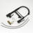 Single Handle Pull Down Kitchen Sink Faucet, Stainless Steel, Black, Stylish And Practical Black Faucet With , 360-Degree Swivel, Easy Maintenance Reliability-1919297106