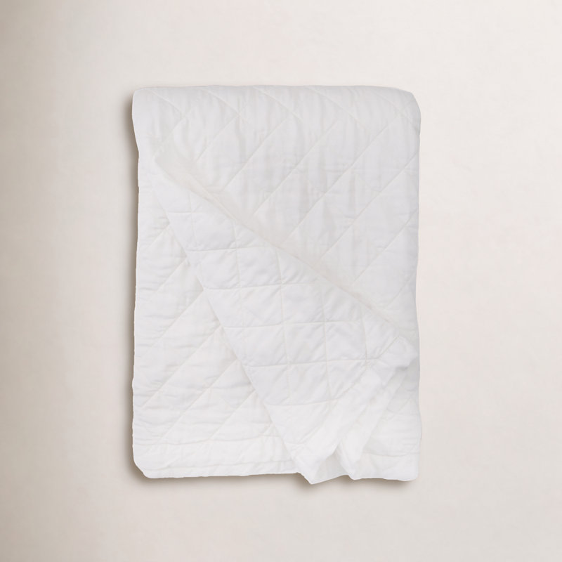 Literie Monaco, Couvre-lit pour grand lit, Blanc