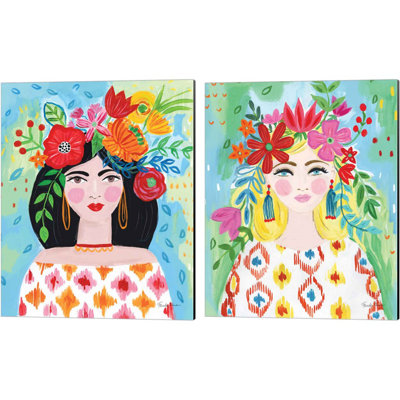" Boho Girl I & II " 2 - Pieces
