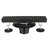 11.9 In.  Linear Grid Shower Drain With Leveling Feet And Flange In Matte Black