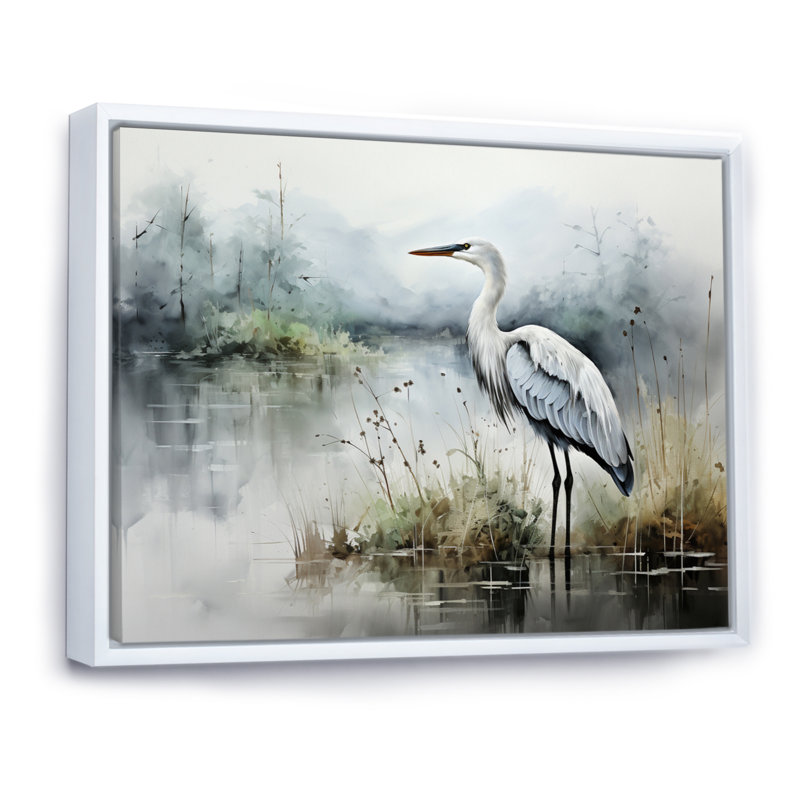 «Alaska Icy Wilderness», reproduction sur toile, H 24 po x l 32 po x P 1 po, Cadre flottant blanc