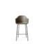 Harbour Upholstered Stool with Metal Frame-78574594-78574593
