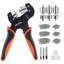 Grommet Tool Kit 1/4" 5/16" 3/8" 900 PCS Grommets Eyelet Tool Kit, with Eyelets and Washers, Manual Grommet Press Pliers, Hole Punch Tools, Blocks, for Leather, Tarps, Shoes, Crafts, Fabric