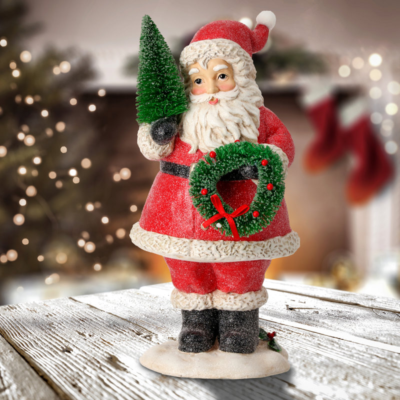 Couronne de père Noël en sisal 10,5 po