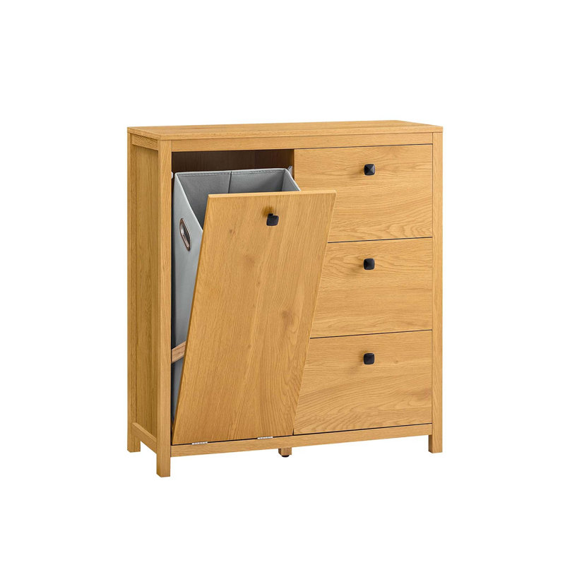 Agostini Freestanding Bathroom Cabinet, Natural