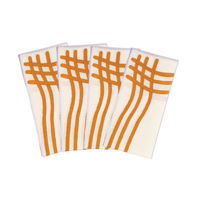 Embroidered Linen Napkins