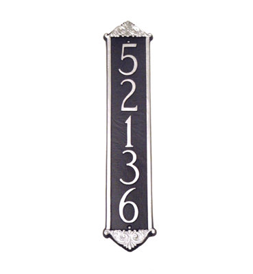 Plaque d’adresse murale sur 5 lignes scroll