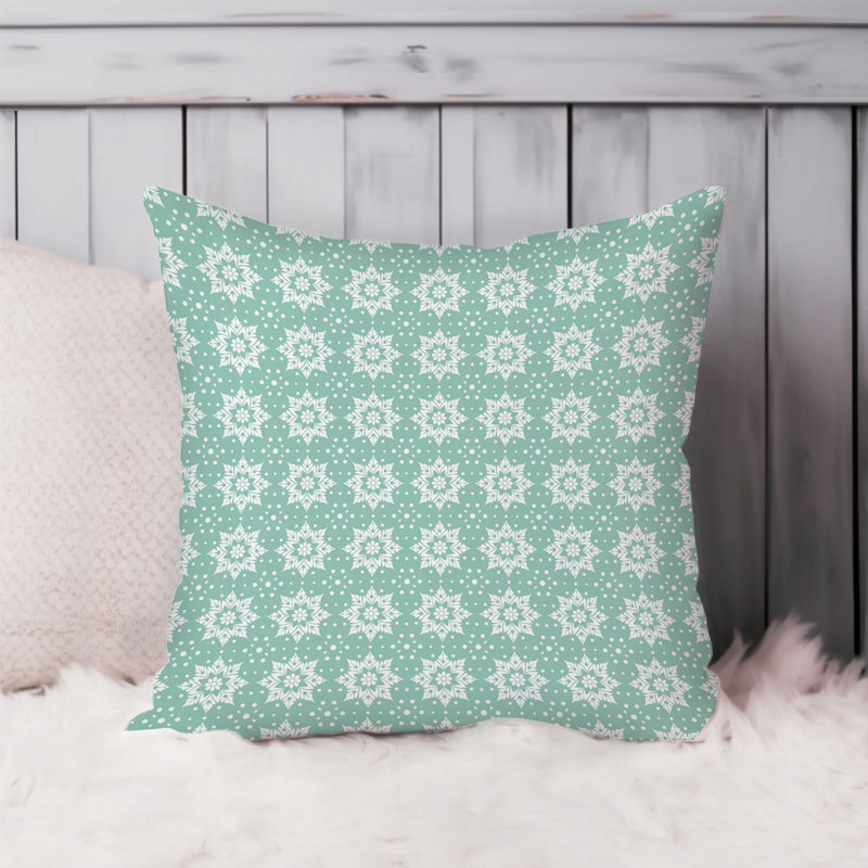 Abstract Mint Pattern IX Patterns Modern, 20"H x 20"W