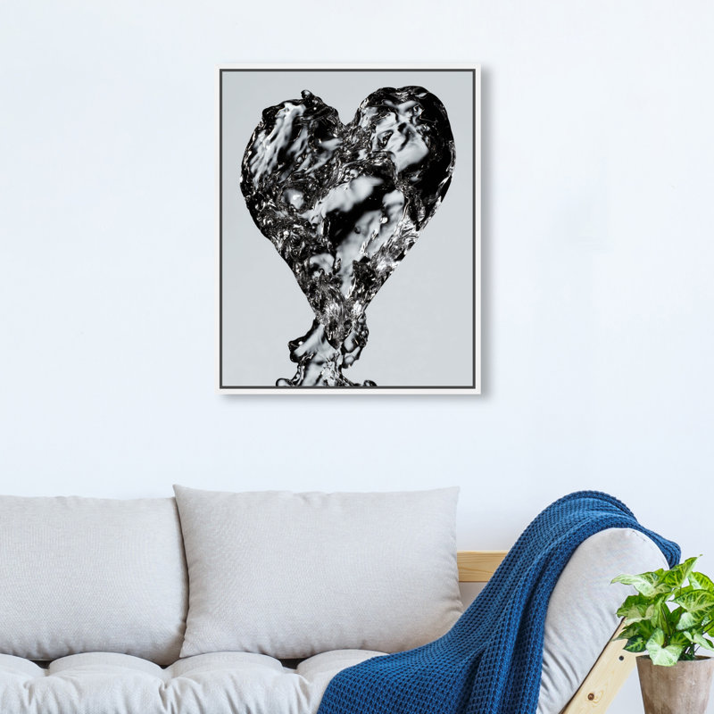 Mercury Love Print by Oliver Gal, 17"H x 21"W, White Floater Frame