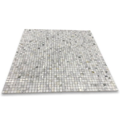 Carreau de mosaïque en marbre 12 po x 12 po