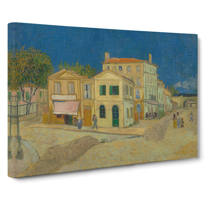 The Yellow House by Vincent Van Gogh - Wrapped Canvas, 40cm H x 60cm W x 3cm D