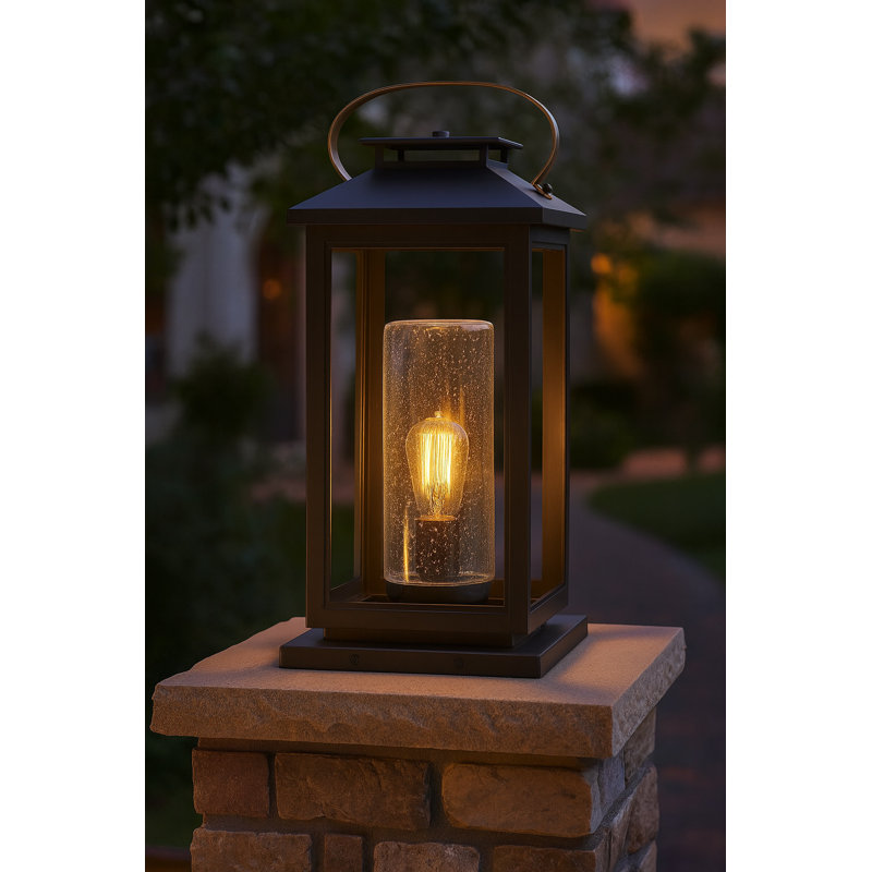Atwater 21.5'' H Ash Bronze Pendant, Noir