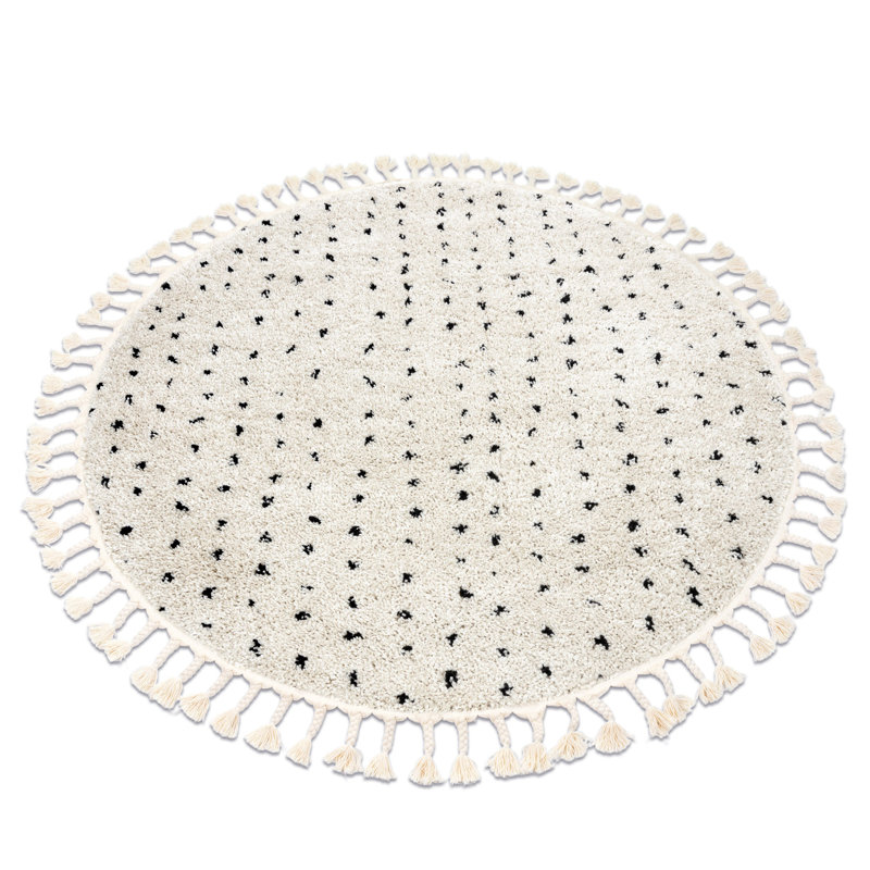 Round Willbanks Polka Dots Area Rug, Round 160cm