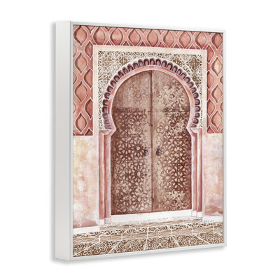 Art marocain de giclée encadrée de porte marocaine par Yvette St. Amant