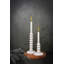Porte-bougie blanc en aluminium brillant-507076441