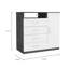 Commode 4 tiroirs avec placard vertical Khenadi-68146878