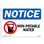 Non-Potable Water Sign
