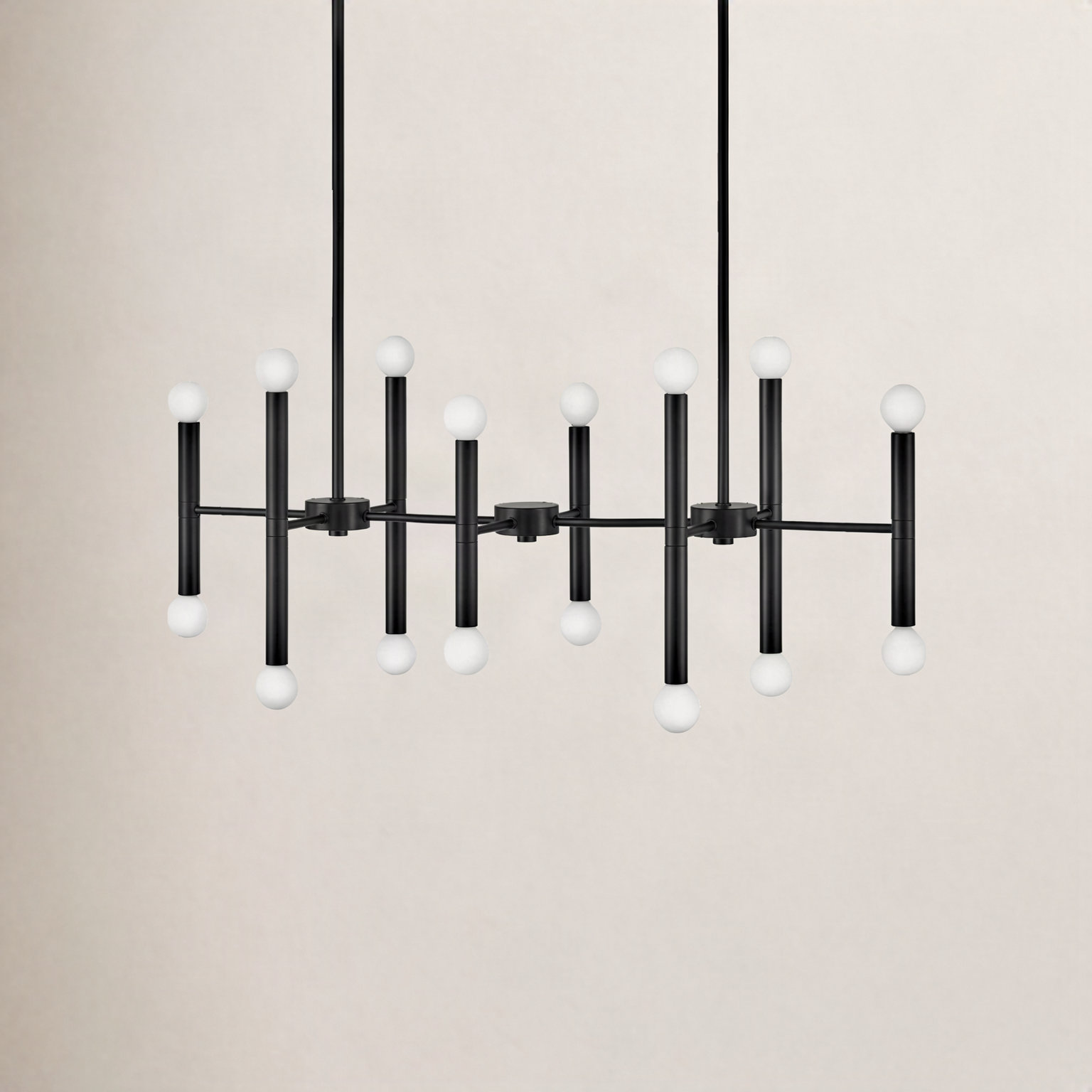 Jamir 16-Light Chandelier, Black