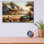«Farmhouse Autumn» par Rich Monet, art mural en verre acrylique