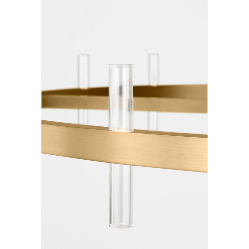 Silas Chandelier, 6.2" H x 48" W  x 48" D, Burnished Brass, 40
