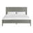 Arden Solid Wood Panel Bed - King, Gray Driftwood-87732041-87732043