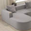 Canapé modulaire en L 110 po - tissu velours côtelé, siège désossé, siège très profond, canapé Cloud-1025154079