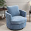 Chaise d'appoint pivotante en chenille 31,9 po pour la maison