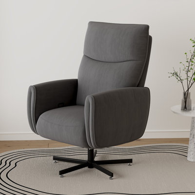 Power Adjustable Swivel Chair, Ergonomic Executive Office Chair with USB Charger, 90-125 Degree Tilt, Velvet Upholstery, 360 Rotation & Height Adjustment, Modern Desk Chair for Home Office