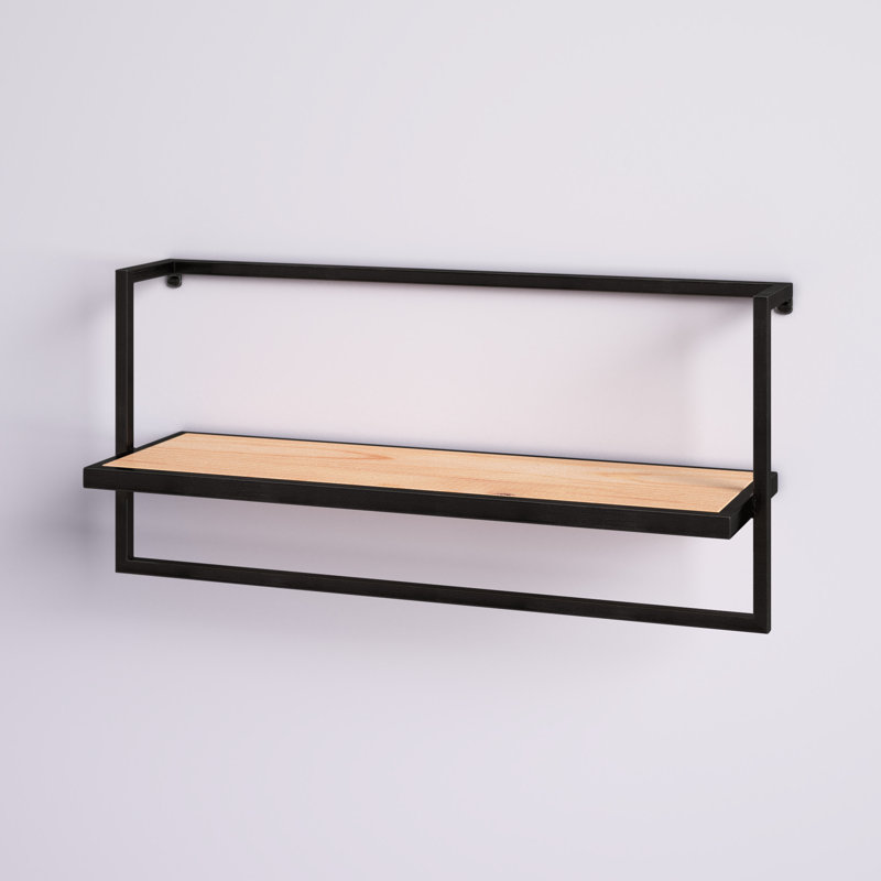 Amaje Accent Shelf with Towel Bar