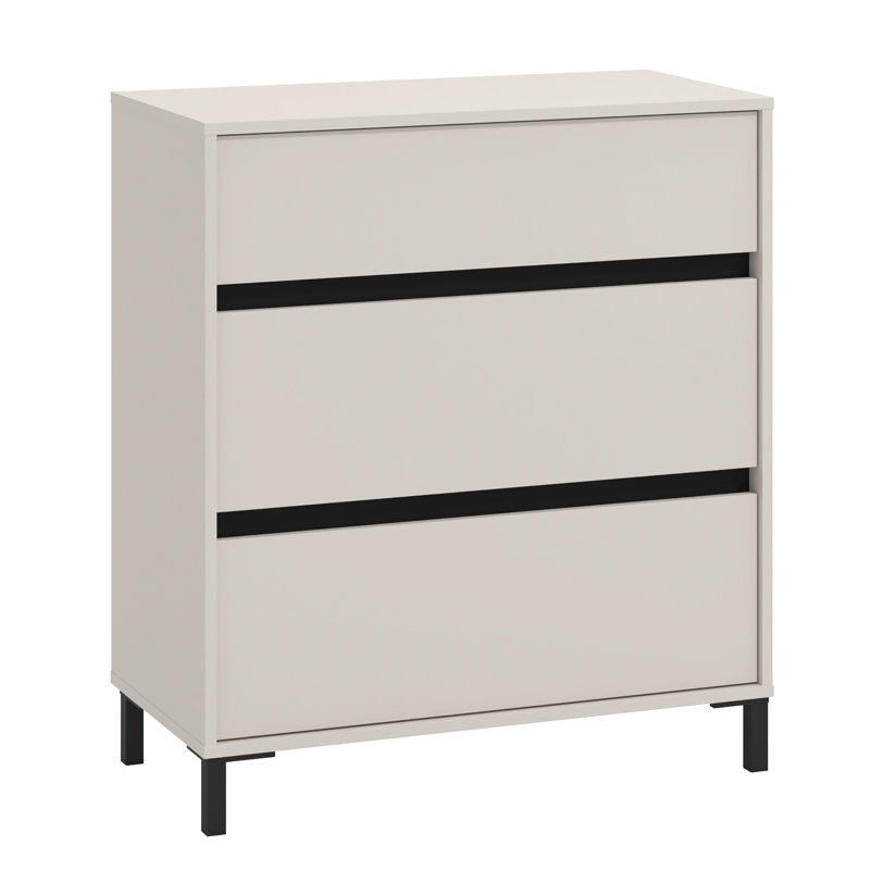 MARRON Cabinet 80 Oak/Black, White