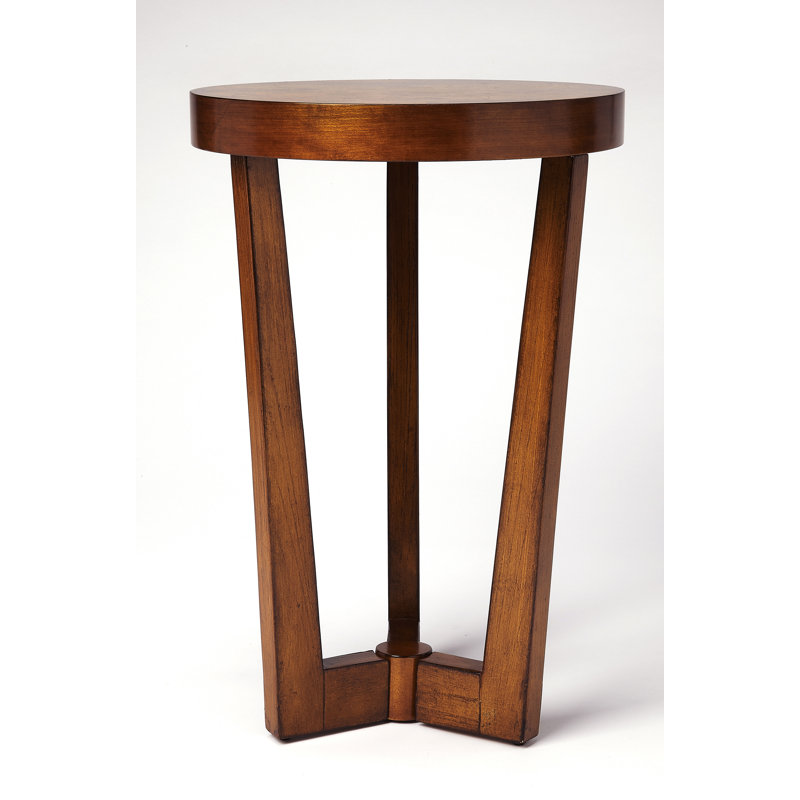 Aphra Merlot Side Table, Olive Ash Burl