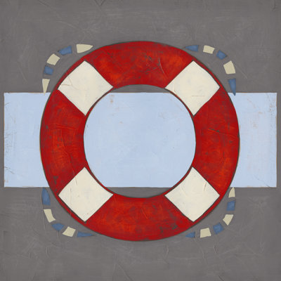 Nautical Graphic II - Wrapped Canvas Painting