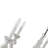 5 - Light Candle Style French Country  Antique Chandeliers