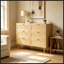 Commode d'appoint en bois avec 6 tiroirs