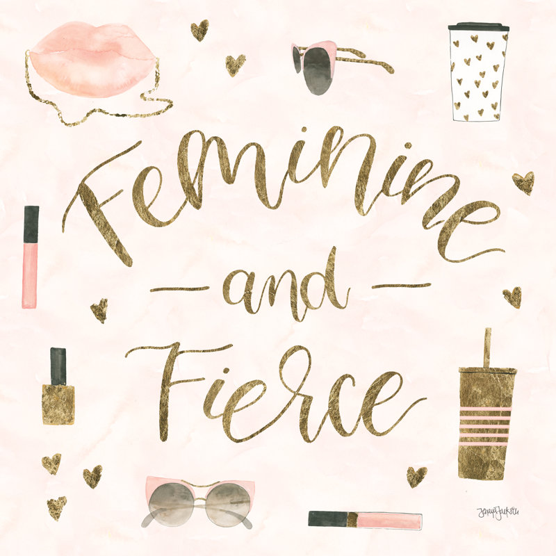 Boss Ladies VI Pink by Jenaya Jackson - Wrapped Canvas Print, 76cm H x 76cm W x 3.8cm D