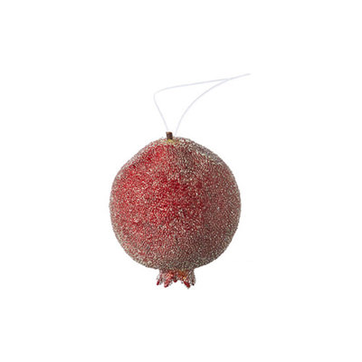 Beaded Pomegranate Ball Ornament