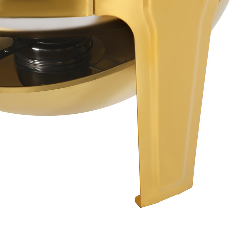 Réchaud 1,18 gallons en acier inoxydable doré