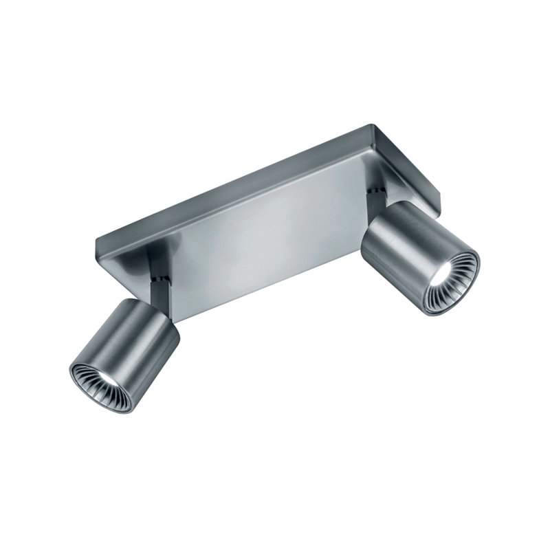 Accomac LED Spotlight, Nickel Matte