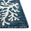 Tapis bleu marine intérieur / extérieur Mance-3960395