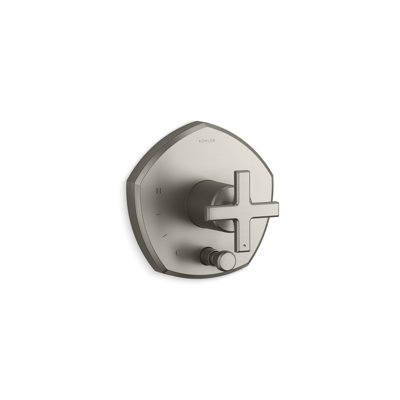 Occasion Rite-Temp Shower Valve Trim With Diverter And Cross Handle
