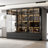 78.7 H x 63 W 6 Drawers Curio Cabinet Display Case