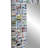 Multi Colored Paper Handmade Recycled Magazine Frame Room Wall Mirror,