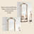 35.43"European-style full-length mirror with carved decoration and floor-standing type-2031973770