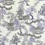Tropical Shadows Sapphire Sunbrella® Fabric