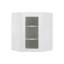 Porte d'angle blanche Koville-128594111