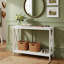 2 Tier X Design Console Table Sofa Side Accent Table-887280966