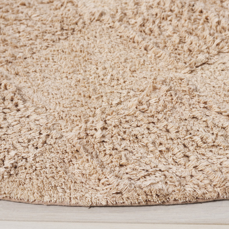 Tapis beige Easy Care 222, Rond 6 pi